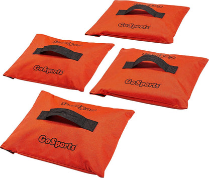 Sports Net Sandbags Set of 4 Weighted Anchors for Baseball Nets, Soccer Goals, Golf Nets, Football Nets, Hockey Nets and More