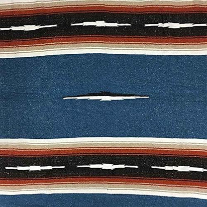 Open Road Goods Mexican Diamond Blanket - XL Heavyweight Yoga Blanket – Handmade in Mexico - Thick Boho Serape Saltillo Style Throw for Beach, Picnic, Home, Camping and More! (Harvest Moon)