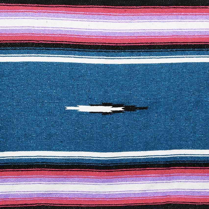 Open Road Goods Mexican Diamond Blanket - XL Heavyweight Yoga Blanket – Handmade in Mexico - Thick Boho Serape Saltillo Style Throw for Beach, Picnic, Home, Camping and More! (Harvest Moon)