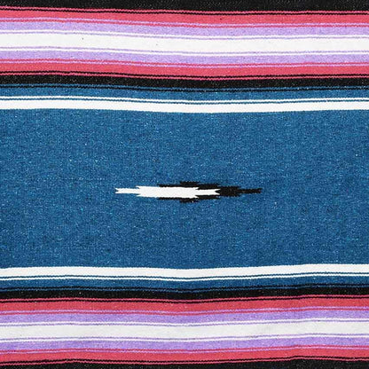 Open Road Goods Mexican Diamond Blanket - XL Heavyweight Yoga Blanket – Handmade in Mexico - Thick Boho Serape Saltillo Style Throw for Beach, Picnic, Home, Camping and More! (Harvest Moon)