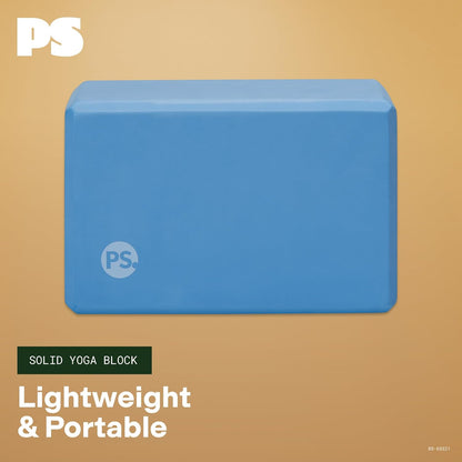 Solid EVA Yoga Block, 4"x6"x9" Brick (Periwinkle) | EVA Foam | Lightweight | Balance, Alignment & Flexibility