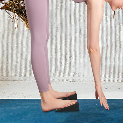 2X Yoga Wedge Squat Wedge Block Slanting Board Improve Lower Leg Strength Slant Board Calf Stretcher for Foot Stretching