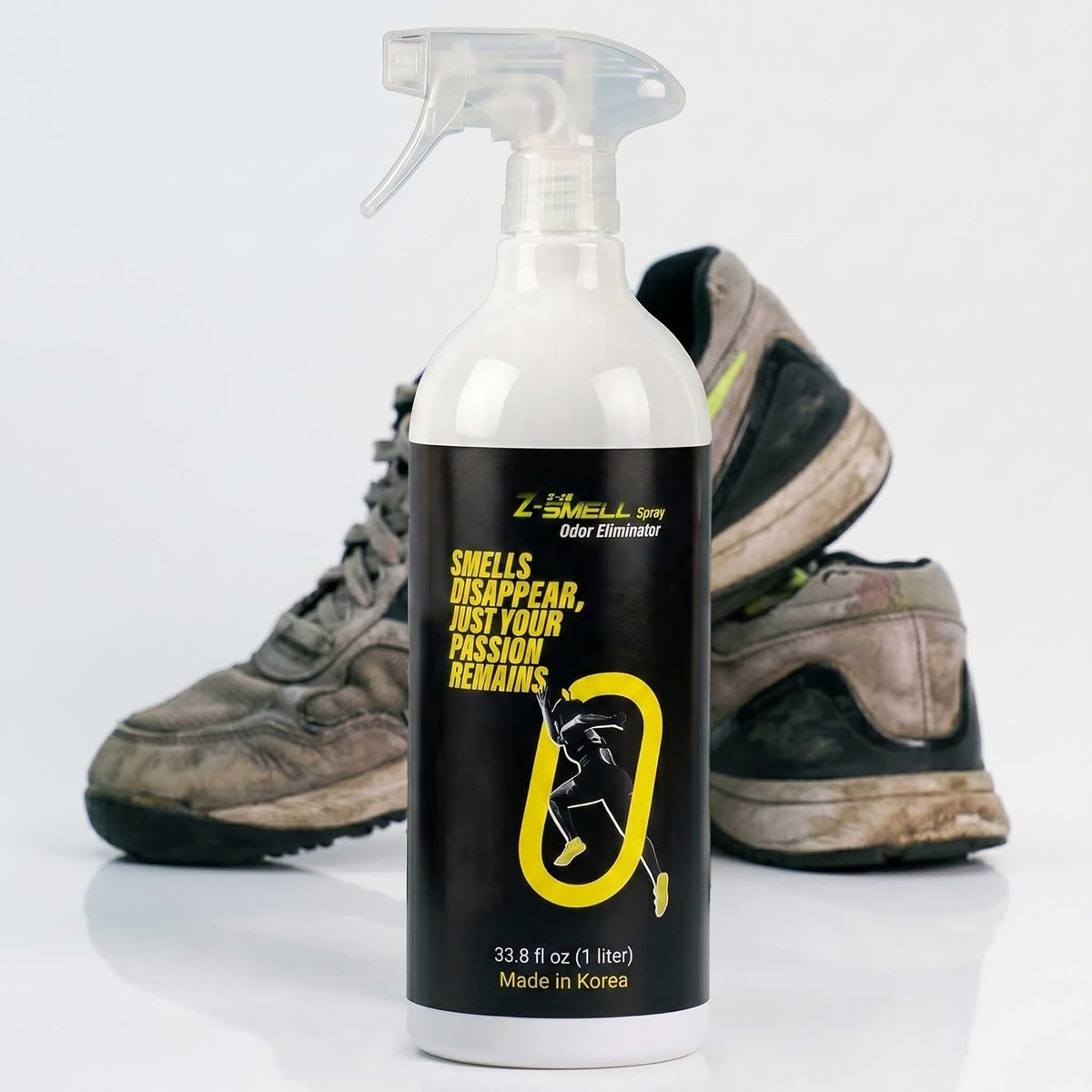 Z-Spray Odor Eliminator On-the-Go Spray – Unscented Deodorizer for Shoes, Pets, Gear, Car & Home – Lasting Smell Remover, Safe for Kids & Animals – Made without Harsh Chemicals – 100mL