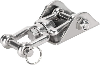 Rotatable Swing Hanger Hook, 304 Stainless Steel Fixed Plate Buckle for Yoga Hammock Chair Sandbag, 360° Swivel Heavy - Duty Hanging Hardware with 450kg Load Capacity