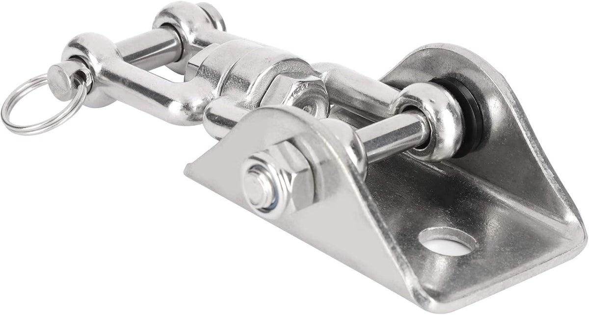 Rotatable Swing Hanger Hook, 304 Stainless Steel Fixed Plate Buckle for Yoga Hammock Chair Sandbag, 360° Swivel Heavy - Duty Hanging Hardware with 450kg Load Capacity
