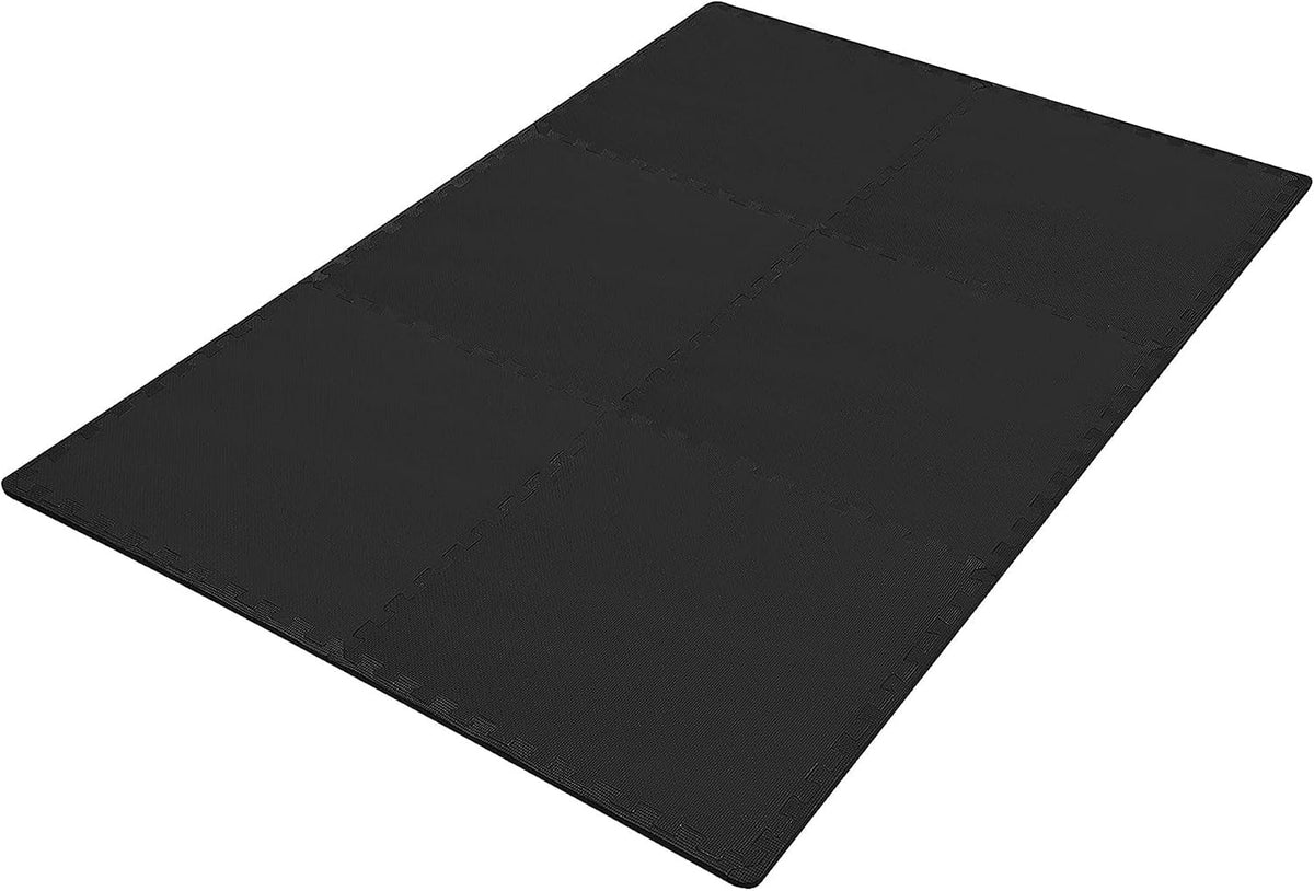 Puzzle Exercise Mat 1" Thick, EVA Interlocking Foam Floor