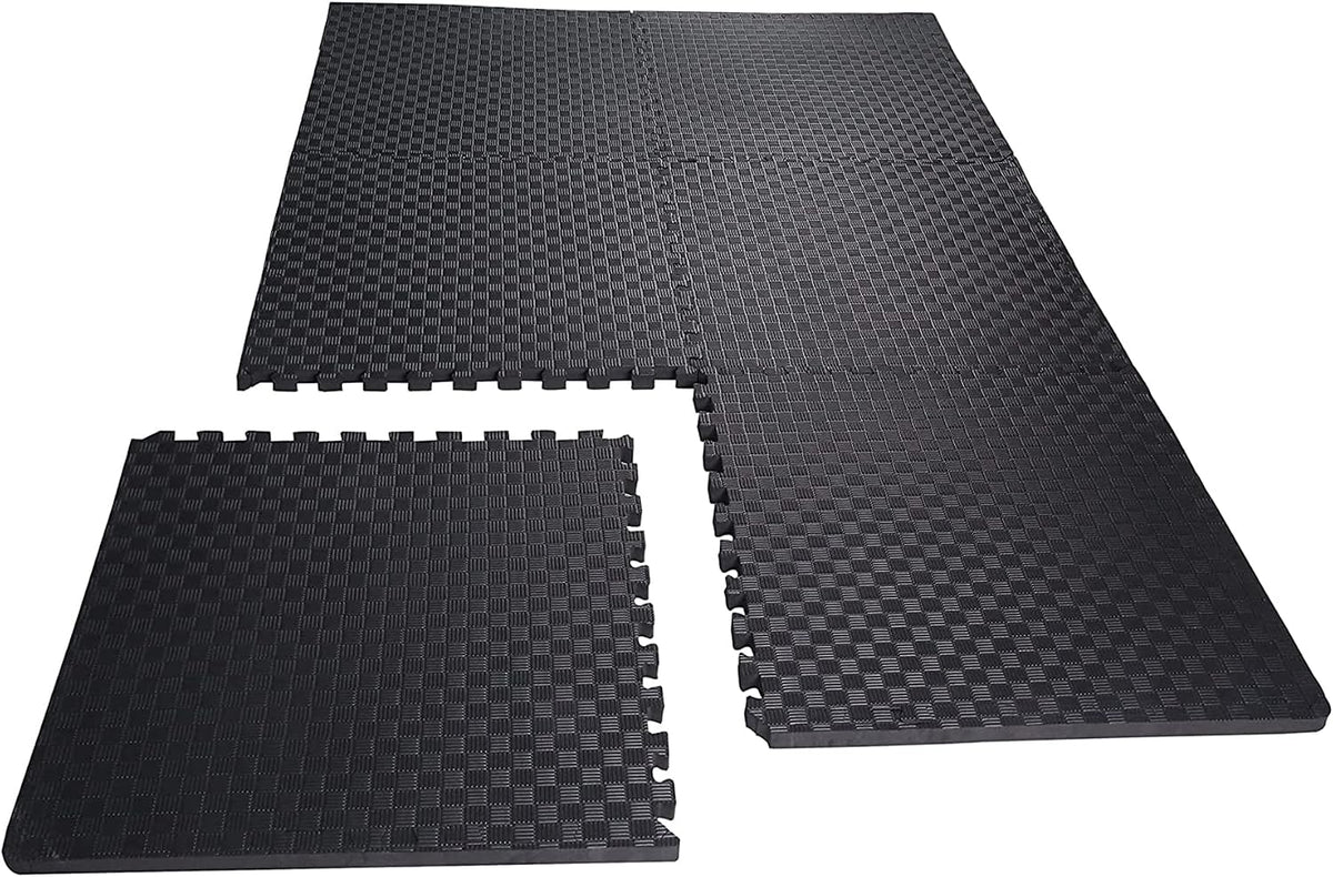 Puzzle Exercise Mat 1" Thick, EVA Interlocking Foam Floor