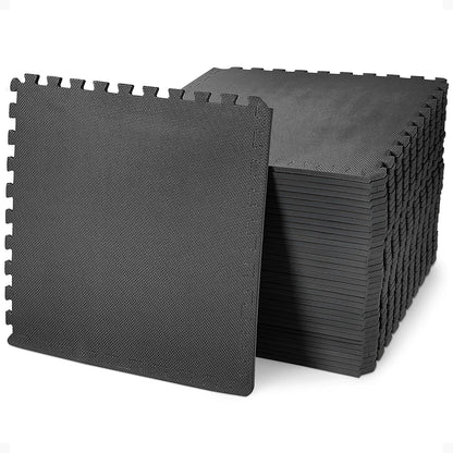 Puzzle Exercise Mat 1" Thick, EVA Interlocking Foam Floor