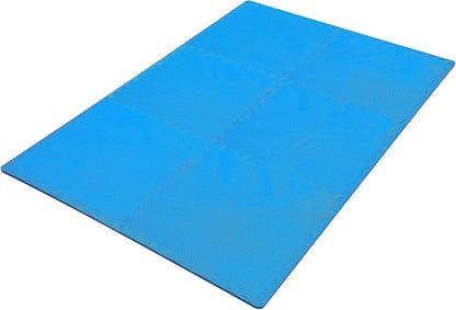 Puzzle Exercise Mat 1" Thick, EVA Interlocking Foam Floor