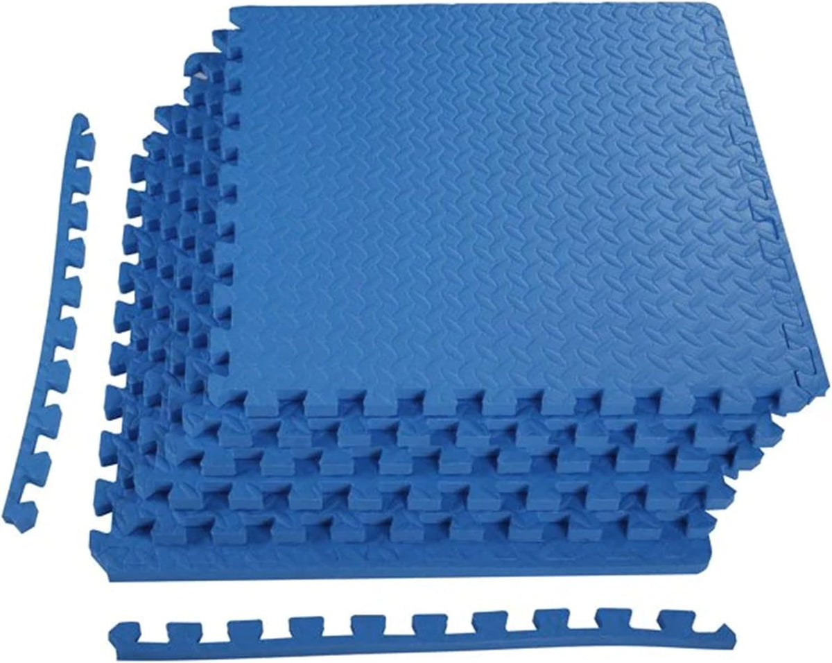Puzzle Exercise Mat 1" Thick, EVA Interlocking Foam Floor