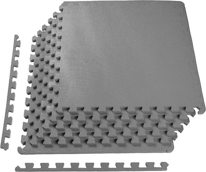 Puzzle Exercise Mat 1" Thick, EVA Interlocking Foam Floor