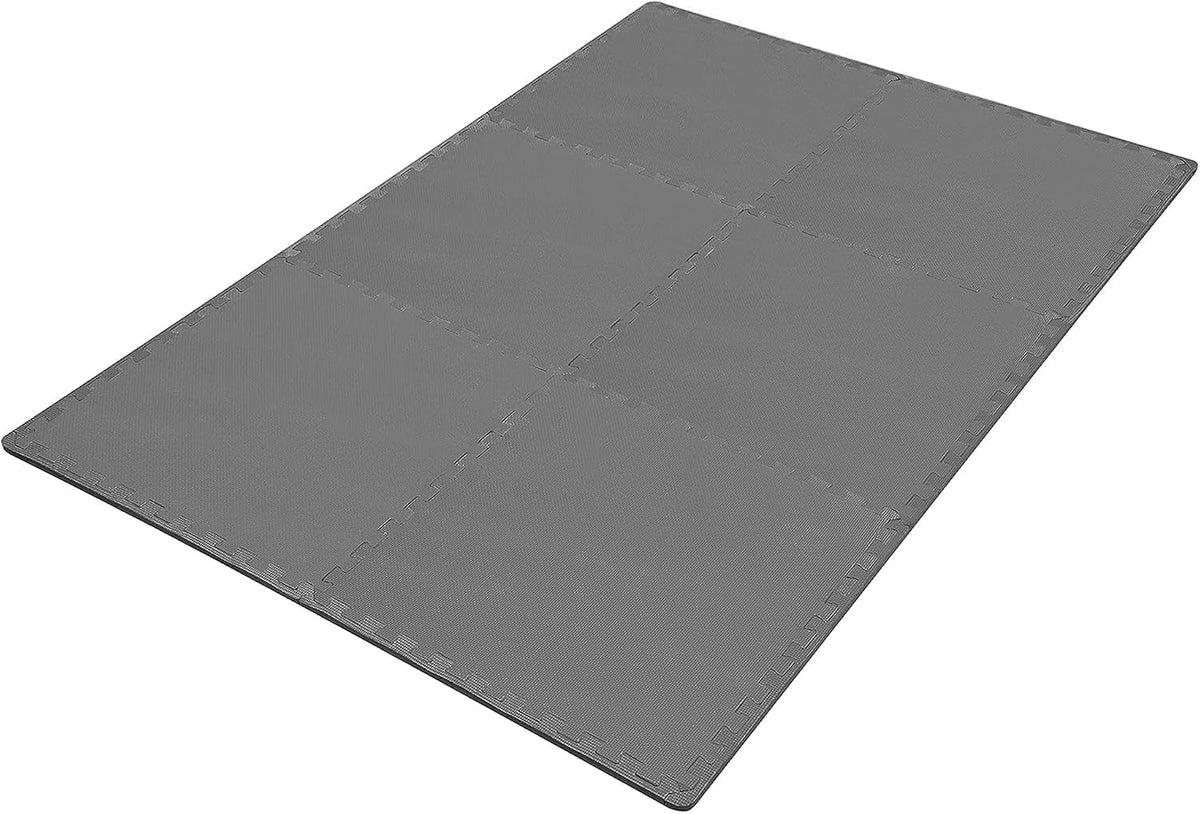 Puzzle Exercise Mat 1" Thick, EVA Interlocking Foam Floor