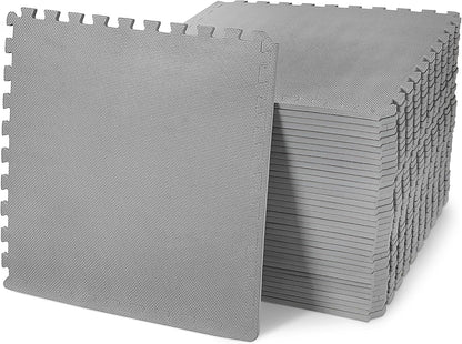Puzzle Exercise Mat 1" Thick, EVA Interlocking Foam Floor