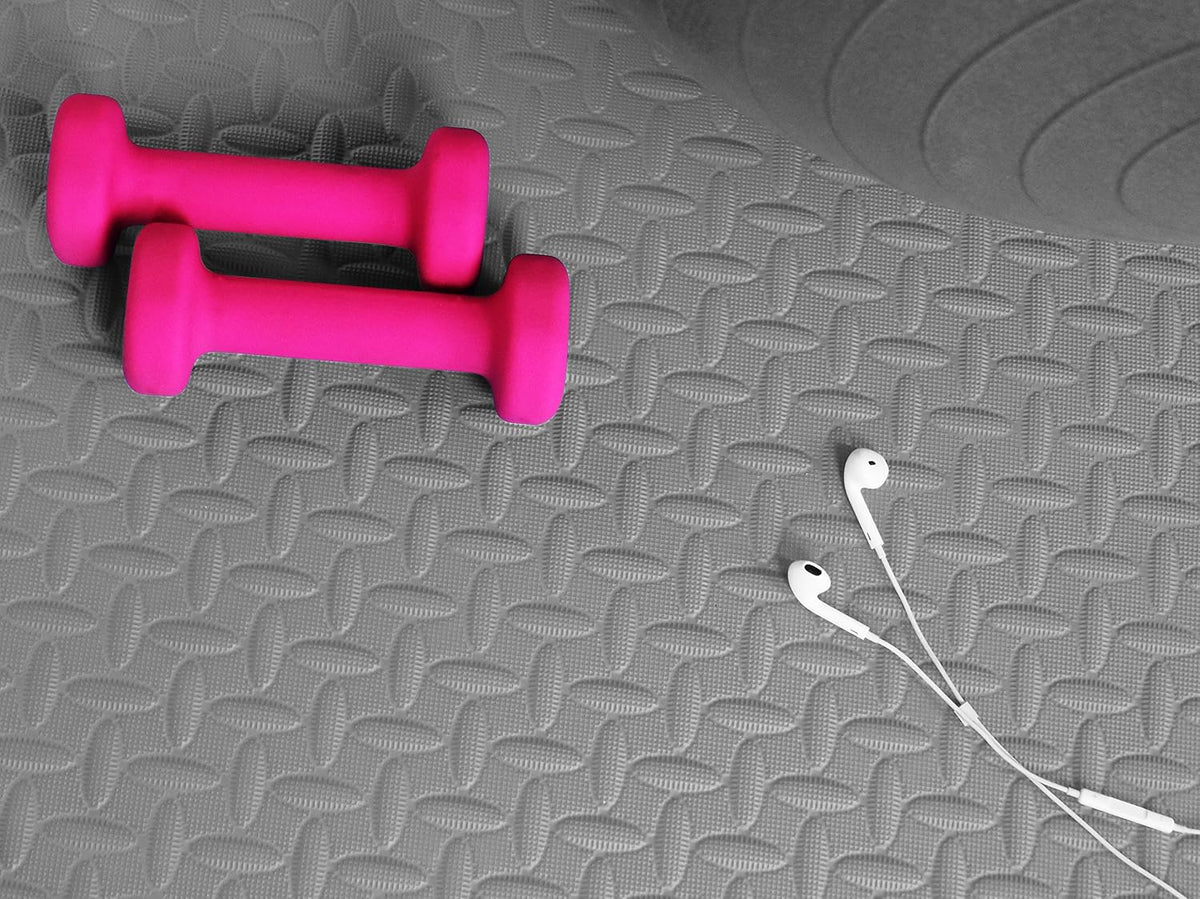Puzzle Exercise Mat 1" Thick, EVA Interlocking Foam Floor