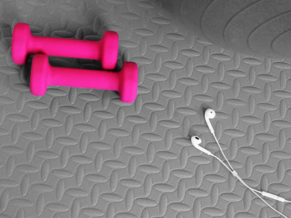 Puzzle Exercise Mat 1" Thick, EVA Interlocking Foam Floor