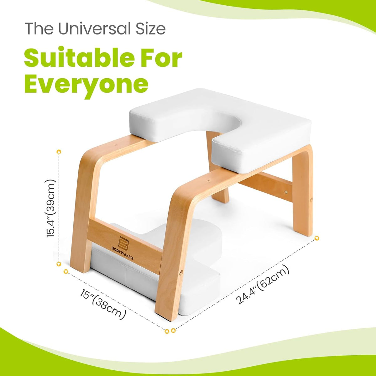 Yoga Headstand Bench, Stand Yoga Chair for Balance Training, Core Strength Building, Upside Down Chair for Relaxation, Handstand Trainer Inversion Chair for Home Gym (Chocolate Black)