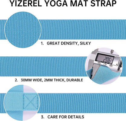 2 Packs Yoga Mat Strap for Carrying,Yoga Mat Carrier