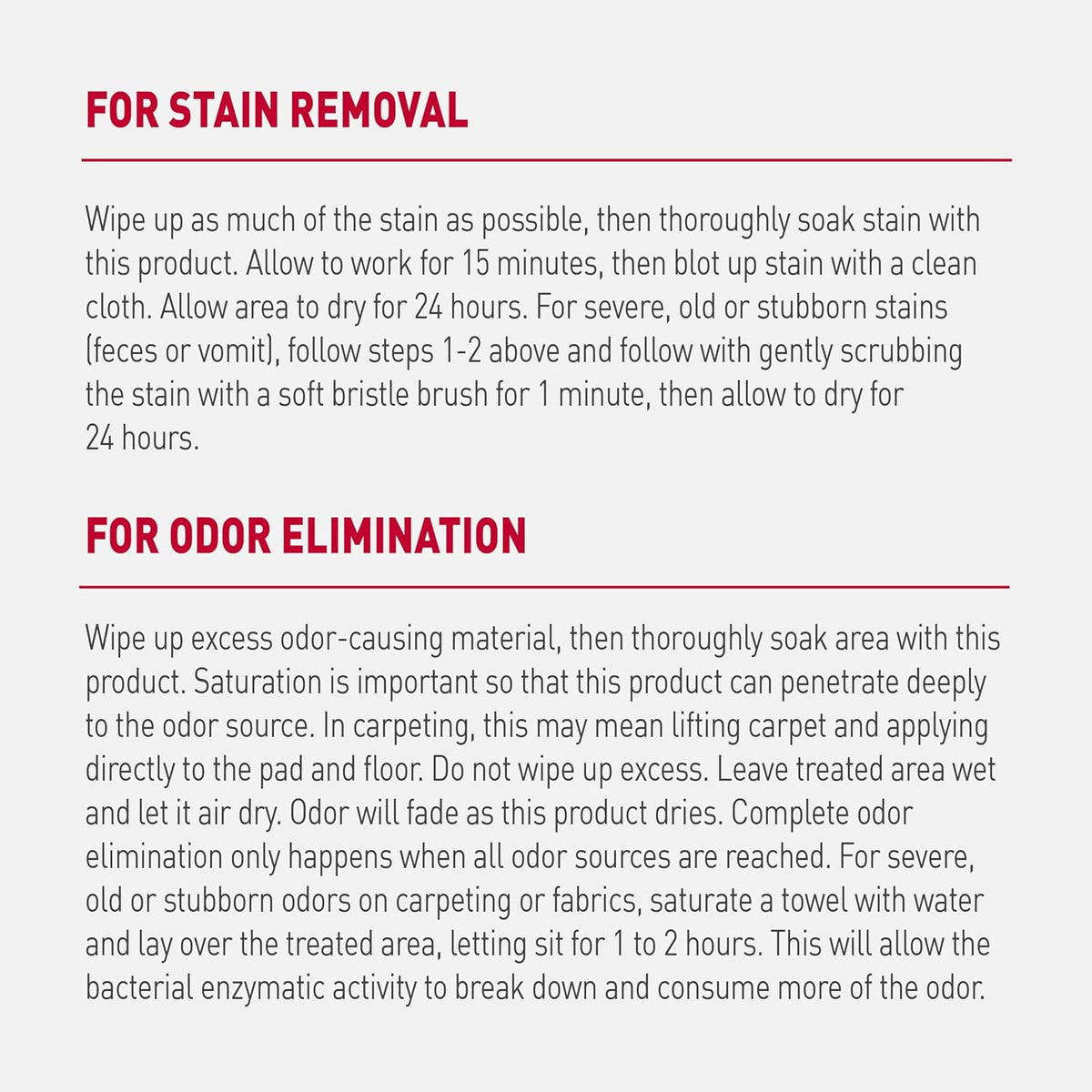 Advanced Dog Stain & Odor Eliminator, Severe Mess, 32 oz