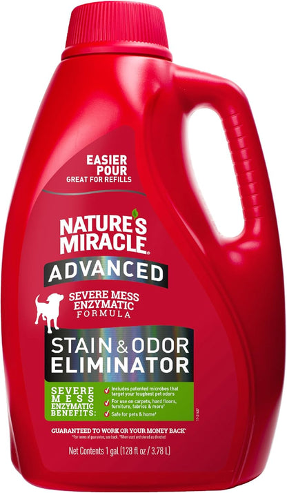 Advanced Dog Stain & Odor Eliminator, Severe Mess, 32 oz