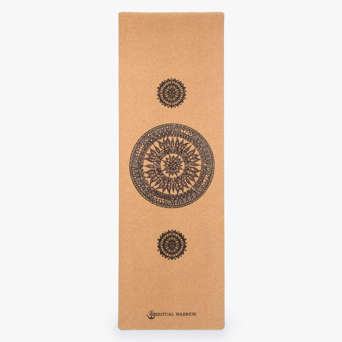 Mandala Pro Cork Yoga Mat, Non Slip, 72 x 24 Inch, 3mm Thick