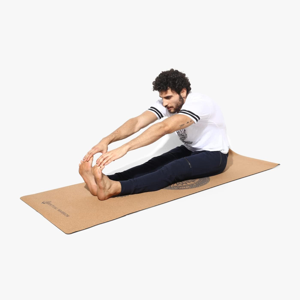 Mandala Pro Cork Yoga Mat, Non Slip, 72 x 24 Inch, 3mm Thick