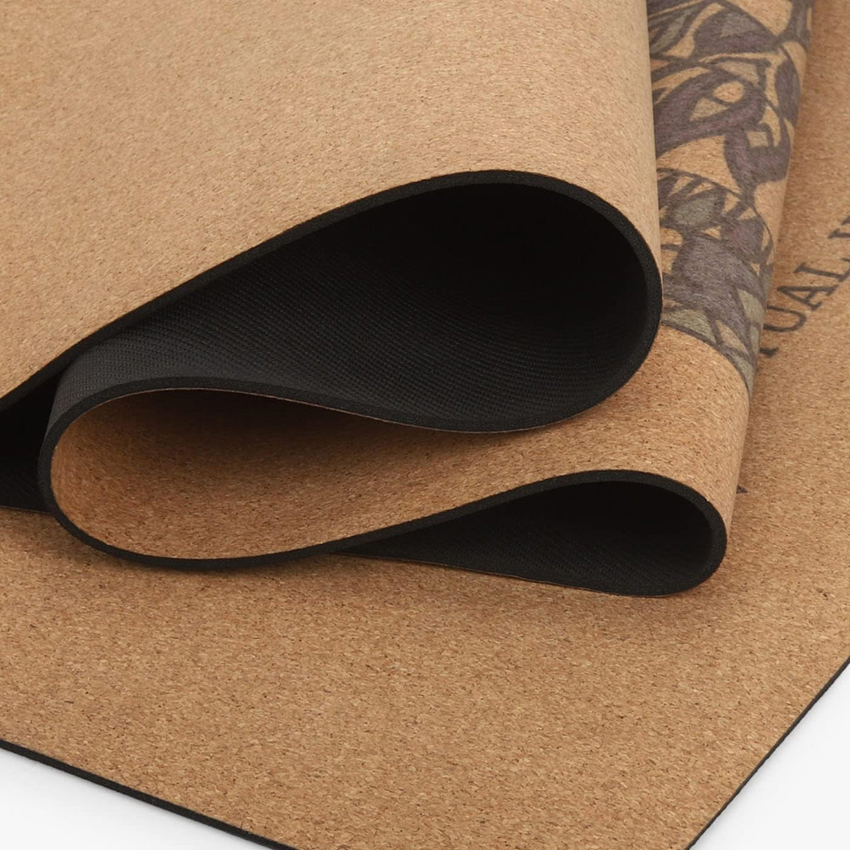 Mandala Pro Cork Yoga Mat, Non Slip, 72 x 24 Inch, 3mm Thick