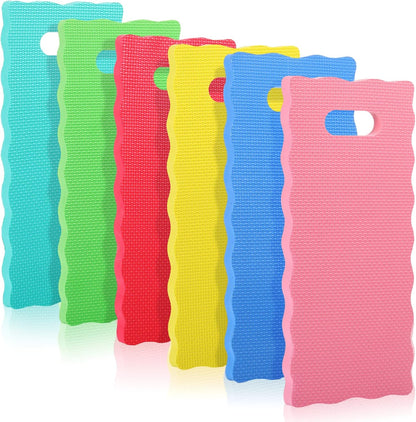 6 Pcs Garden Kneeling Pad Foam Knee Mat 15.7x7 Inch, Rainbow