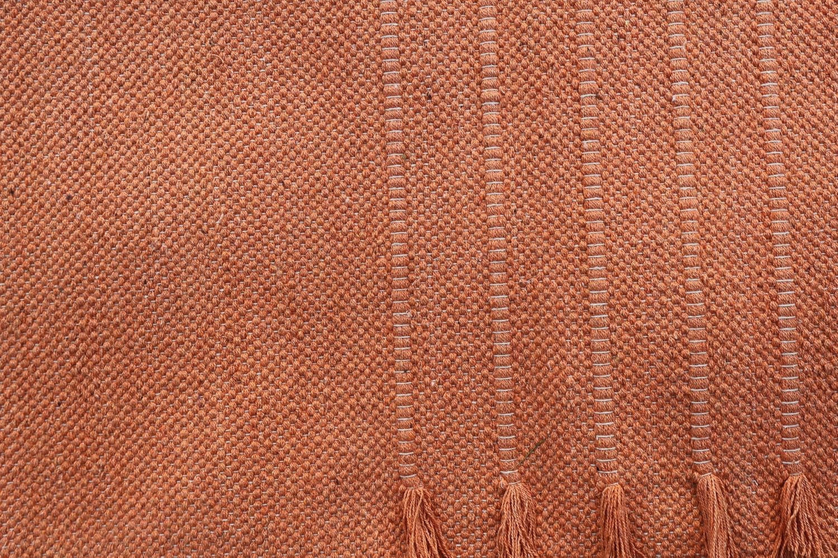 EcoComfort Cotton Yoga Mat - Hand-Woven, Extra-Thick for Ultimate Home Fitness - Durable & Stylish Yoga Rug (24”x72”x5mm)
