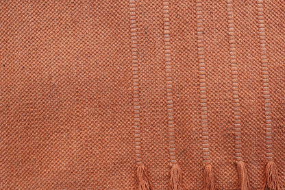 EcoComfort Cotton Yoga Mat - Hand-Woven, Extra-Thick for Ultimate Home Fitness - Durable & Stylish Yoga Rug (24”x72”x5mm)