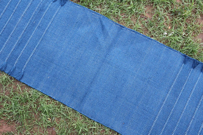 EcoComfort Cotton Yoga Mat - Hand-Woven, Extra-Thick for Ultimate Home Fitness - Durable & Stylish Yoga Rug (24”x72”x5mm)