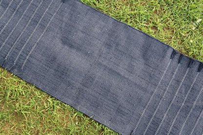 EcoComfort Cotton Yoga Mat - Hand-Woven, Extra-Thick for Ultimate Home Fitness - Durable & Stylish Yoga Rug (24”x72”x5mm)