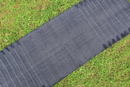 EcoComfort Cotton Yoga Mat - Hand-Woven, Extra-Thick for Ultimate Home Fitness - Durable & Stylish Yoga Rug (24”x72”x5mm)