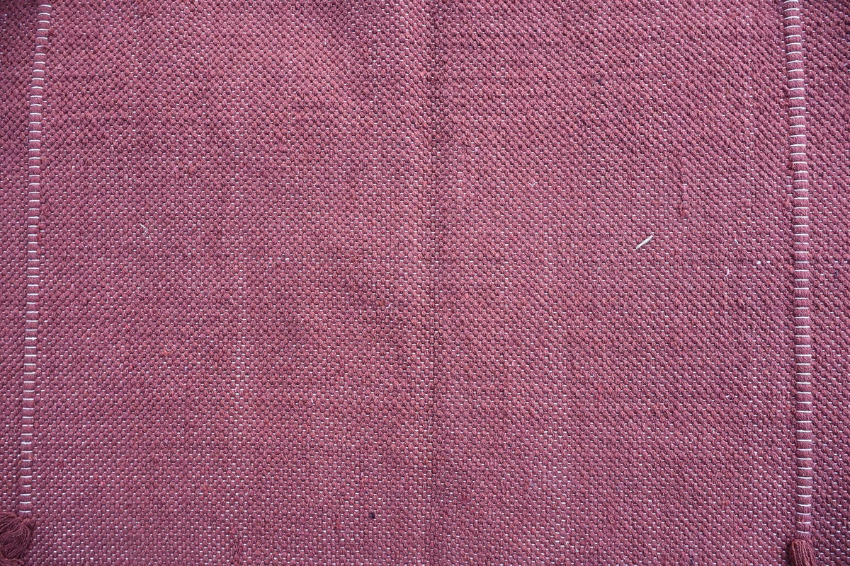 EcoComfort Cotton Yoga Mat - Hand-Woven, Extra-Thick for Ultimate Home Fitness - Durable & Stylish Yoga Rug (24”x72”x5mm)