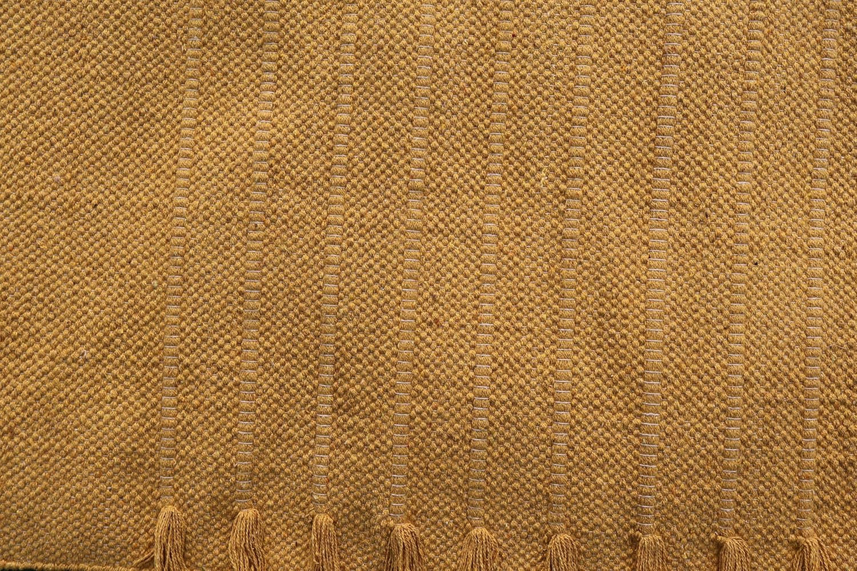 EcoComfort Cotton Yoga Mat - Hand-Woven, Extra-Thick for Ultimate Home Fitness - Durable & Stylish Yoga Rug (24”x72”x5mm)