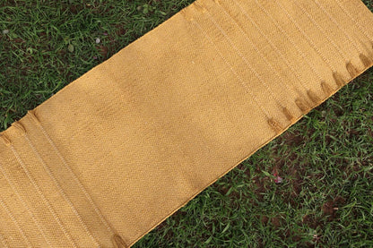 EcoComfort Cotton Yoga Mat - Hand-Woven, Extra-Thick for Ultimate Home Fitness - Durable & Stylish Yoga Rug (24”x72”x5mm)