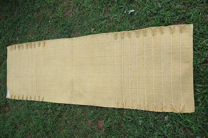 EcoComfort Cotton Yoga Mat - Hand-Woven, Extra-Thick for Ultimate Home Fitness - Durable & Stylish Yoga Rug (24”x72”x5mm)