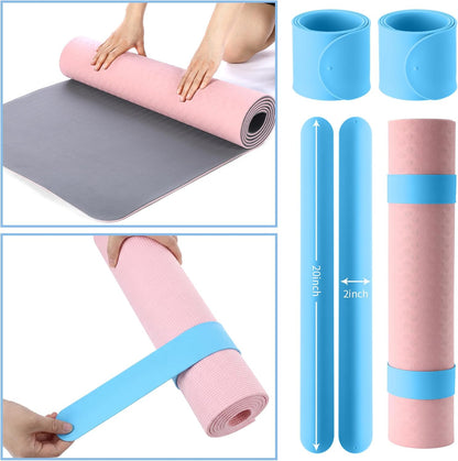 Yoga Mat Bag Set for Women Including Yoga Tote Bag (Without Mat) Booty Resistance Bands Non Slip Sports Socks Silicone Ties for Pilates Travel Workout Office Home Gym