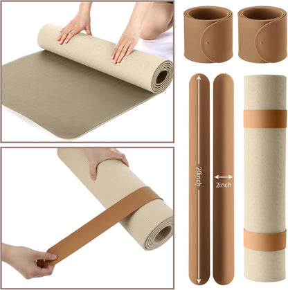 Yoga Mat Bag Set for Women Including Yoga Tote Bag (Without Mat) Booty Resistance Bands Non Slip Sports Socks Silicone Ties for Pilates Travel Workout Office Home Gym