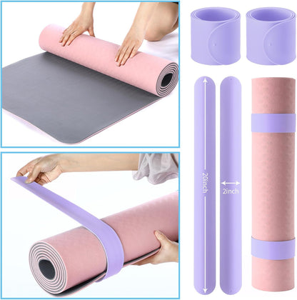 Yoga Mat Bag Set for Women Including Yoga Tote Bag (Without Mat) Booty Resistance Bands Non Slip Sports Socks Silicone Ties for Pilates Travel Workout Office Home Gym