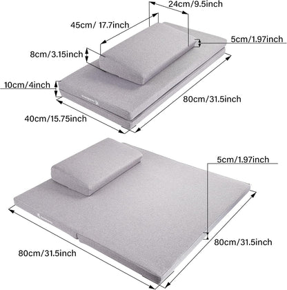 Yoga Meditation Cushion Set,Large Square Meditation Floor Pillow, Meditation Mat and Pillow Set for Sitting on Floor,Zafu and Zabuton Accessories(31.5")