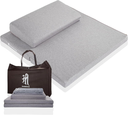 Yoga Meditation Cushion Set,Large Square Meditation Floor Pillow, Meditation Mat and Pillow Set for Sitting on Floor,Zafu and Zabuton Accessories(31.5")
