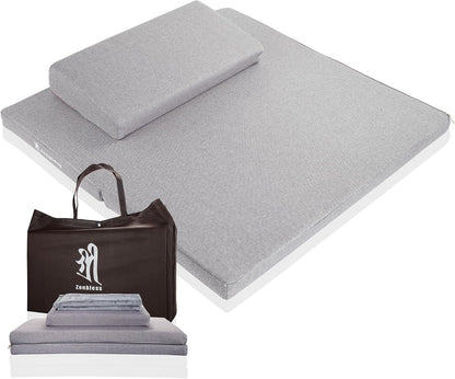 Yoga Meditation Cushion Set,Large Square Meditation Floor Pillow, Meditation Mat and Pillow Set for Sitting on Floor,Zafu and Zabuton Accessories(31.5")
