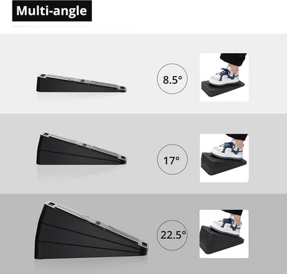 Slant Board for Calf Stretching, 6 Packs Adjustable Angles Non-Slip Rubber Slant Board,Squat Wedge Stretcher Equipment for Physical Therapy Home Exercise,Calf Stretch Wedge Improve Lower Leg