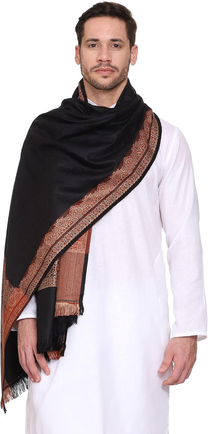 Men's Woven Acro Wool Gents Shawls, Muffler, Stoles for Men