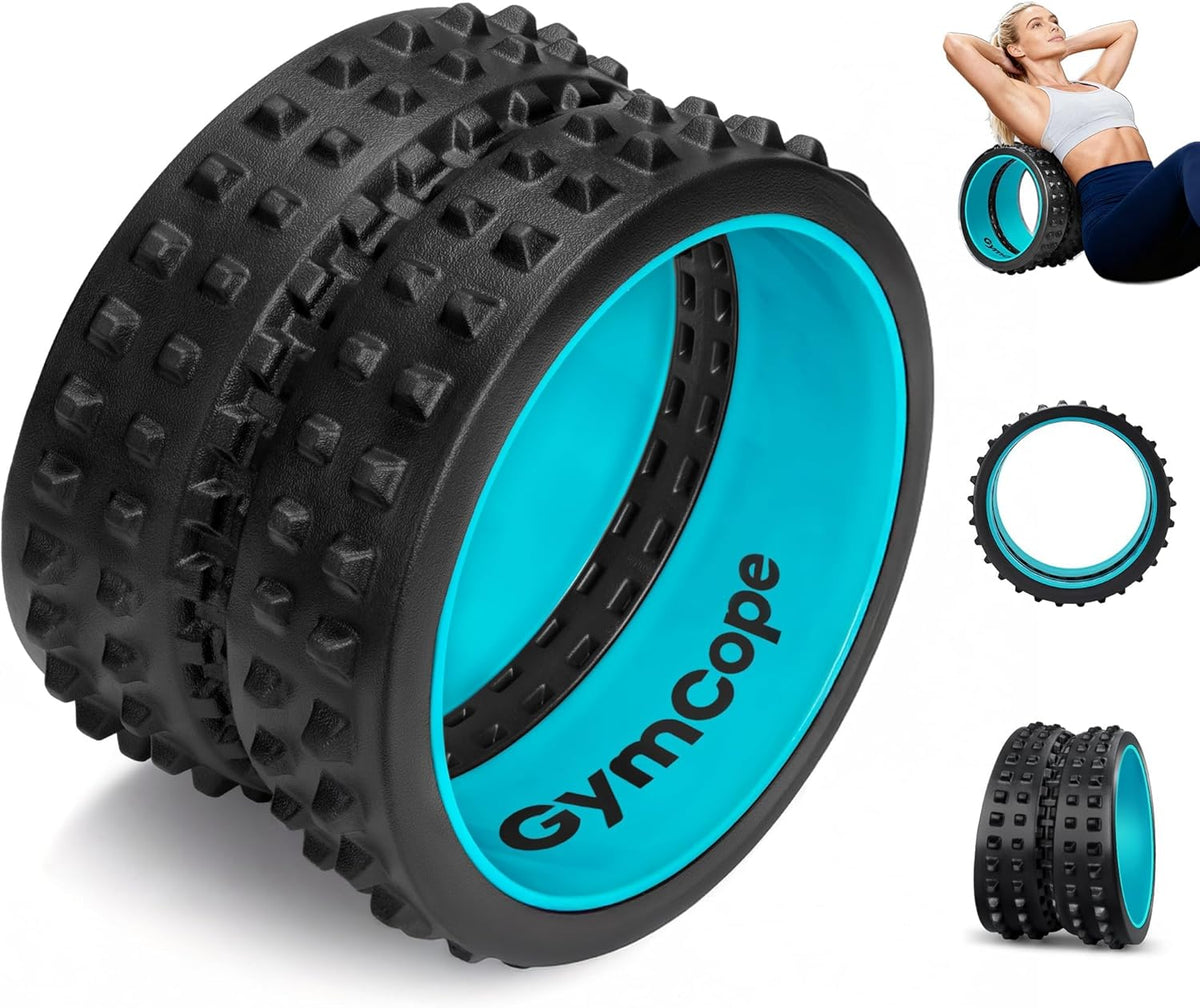 10in Back Roller, Foam Roller for Exercise, Spine-Safe Groove