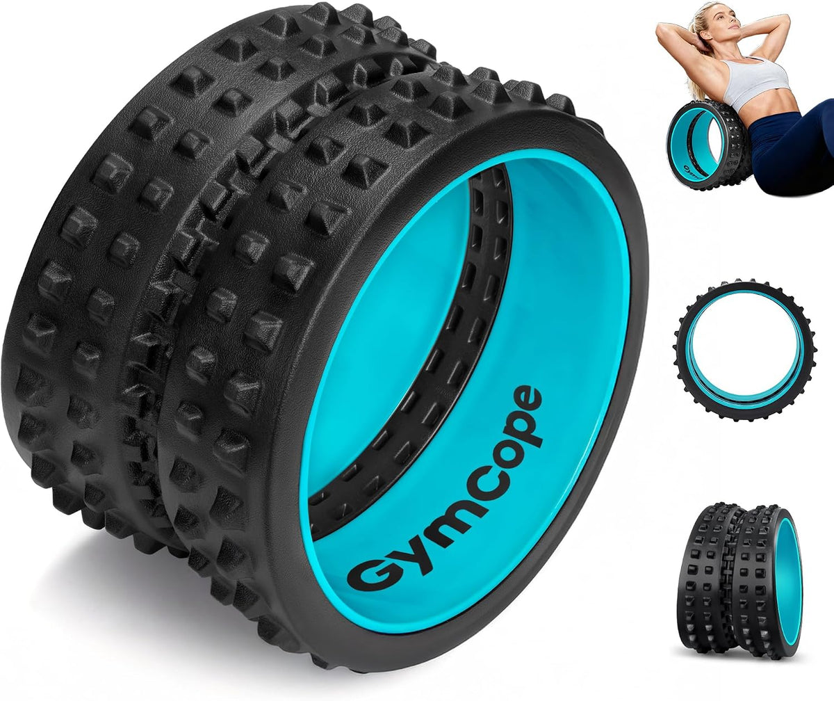10in Back Roller, Foam Roller for Exercise, Spine-Safe Groove