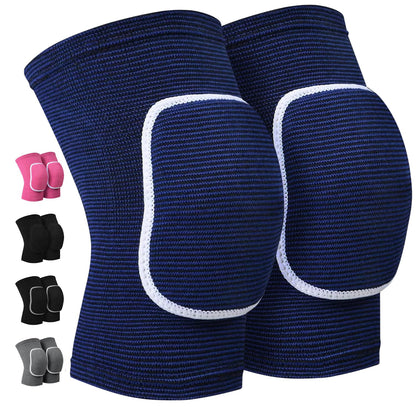 Volleyball Knee Pads for Dancers, Soft Breathable Knee Pads for Men Women Kids Knees Protective, Knee Brace for Volleyball Football Dance Yoga Tennis Running Cycling Workout Climbing (Black, Medium)