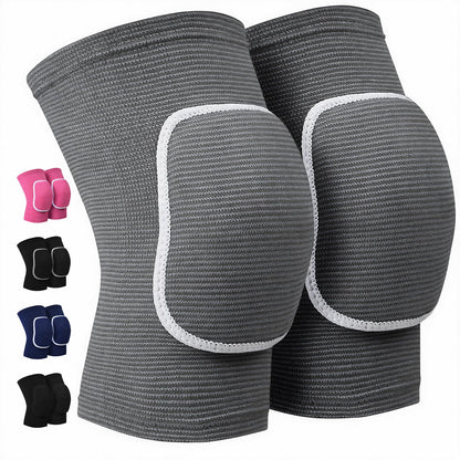 Volleyball Knee Pads for Dancers, Soft Breathable Knee Pads for Men Women Kids Knees Protective, Knee Brace for Volleyball Football Dance Yoga Tennis Running Cycling Workout Climbing (Black, Medium)