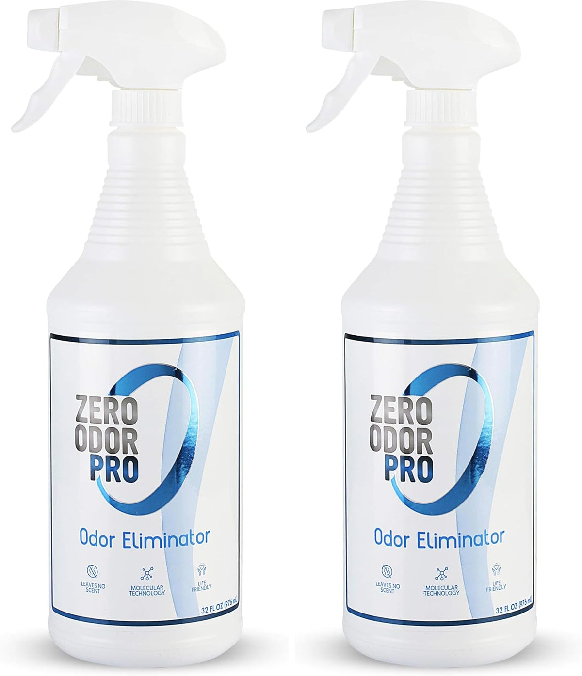 Pro Commercial Strength Odor Eliminator, Room Deodorizer and Air Freshener, Trigger Spray, 32 oz, White/Blue