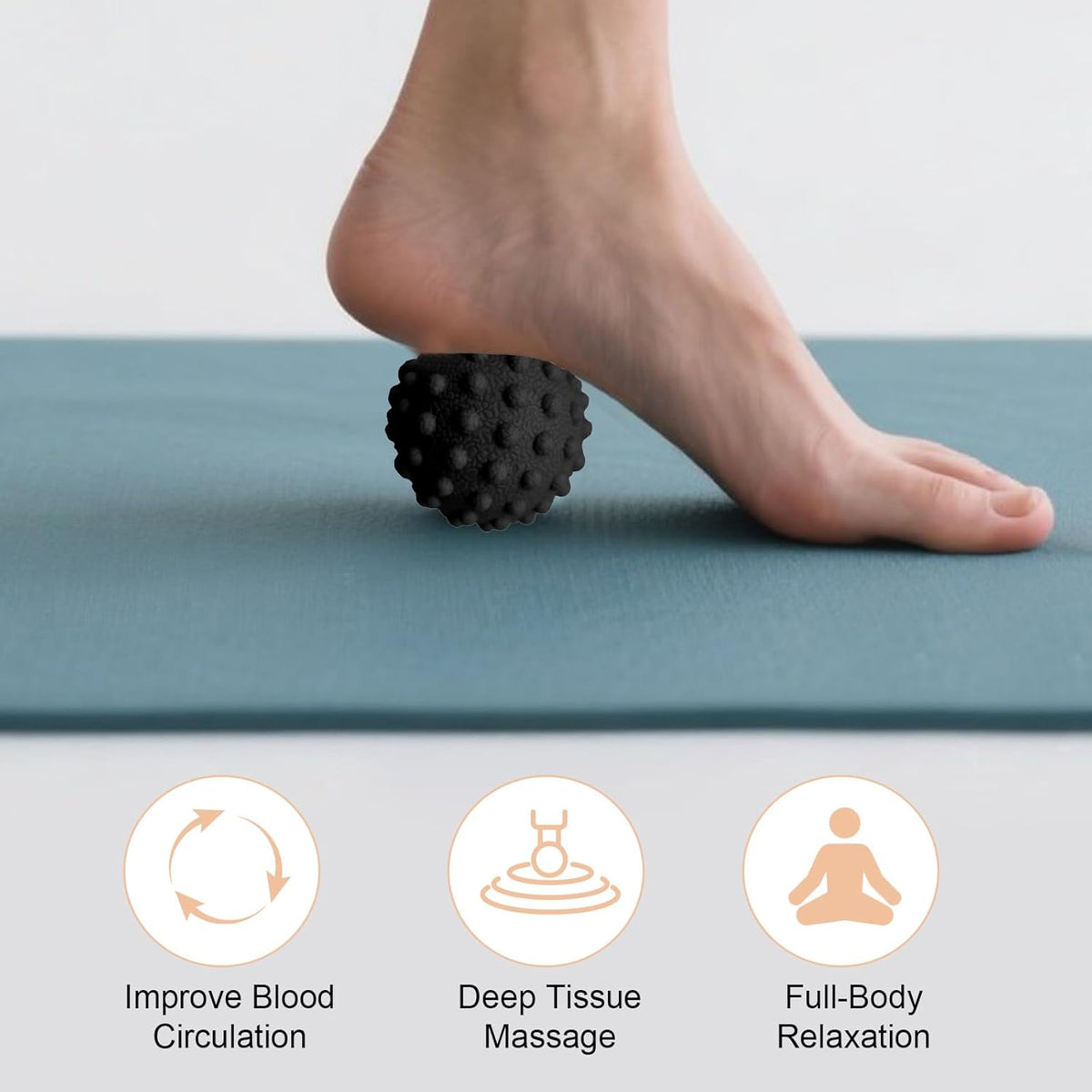 Foot Massage Ball Myofascial Release, Pain Relieve from Plantar Fasciitis